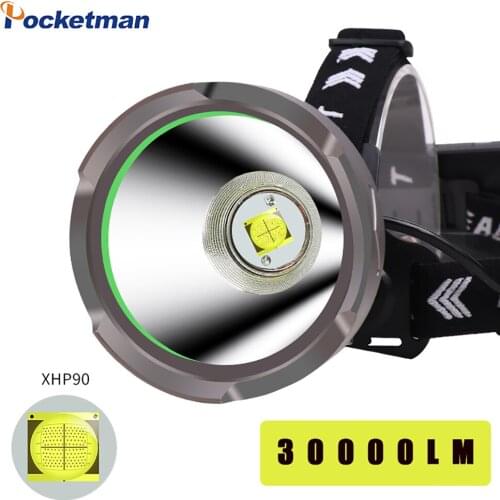 40000LM XHP90 COB Large capacity Rechargeable Sensor led headlamp Fishing headlight Camping Headlamp Flashlight head light