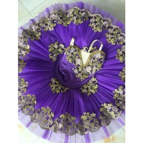2017 new Adult purple Ballet Tutu performance professional classical ballet tutus girls pancake tutu nutcracker