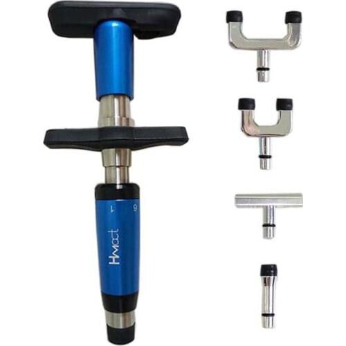 NEW 6 Level 4 Heads Adjustable Spine Chiropractic Instrument Manual Bone Correction Gun Activator Cervical Therapy Massager