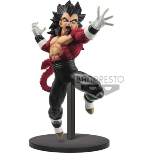 BANDAI Banpresto Original Genuine Japanese Anime Dragon Ball Super Super Saiyan 4 Vegeta - Xeno 9th Anniversary Figure Model