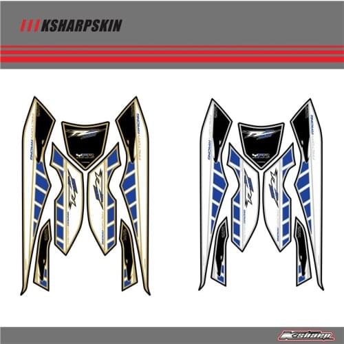 Front Fairing Motor Number Board 3D Gel Protector for YAMAHA FZ8 FZ800 2010