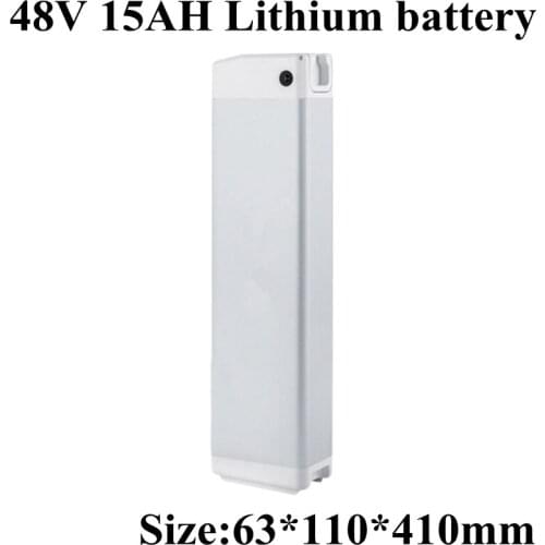 Rechargeable 48V 15Ah Lithium Battery Pack for 1000w Motorcycle Electric Bike Scooter Folding Electric Mountain Bike +3A Charger