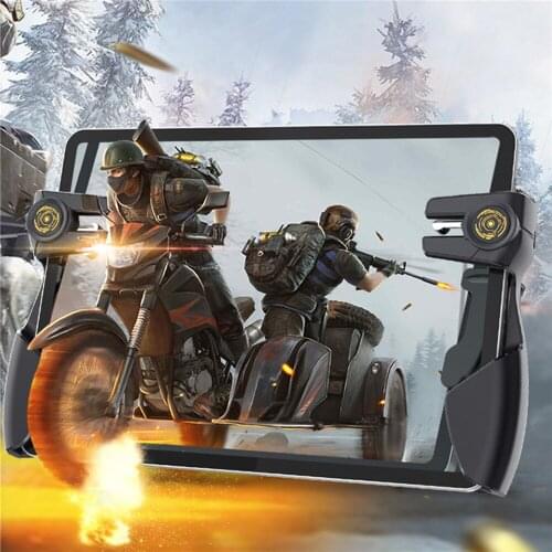 Tablet One-button Burst Handle Automatic Auxiliary Game Control Button Touch Trigger for PUBG Shooting Game Controller Trigger