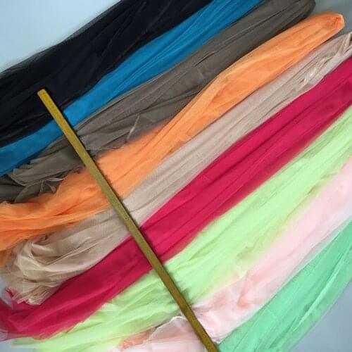 1 meter mesh fabric fow sewing polyester cloth thin soft DIY handwork tulle skirt