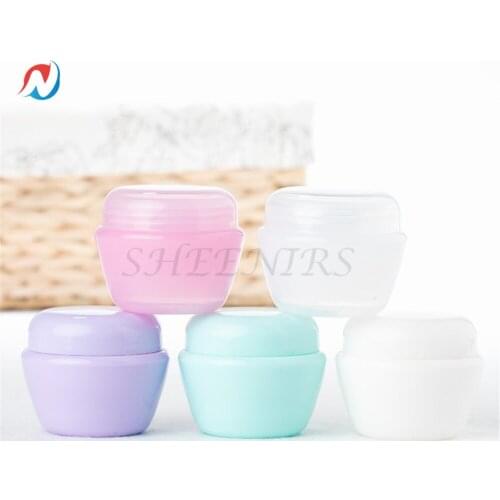 Sheenirs 12pcs 50g 1.7 Oz 50ML Plastic Jars with Lids and Inner Liners Empty Lotion Containers/Travel Cream Containers for Sugar