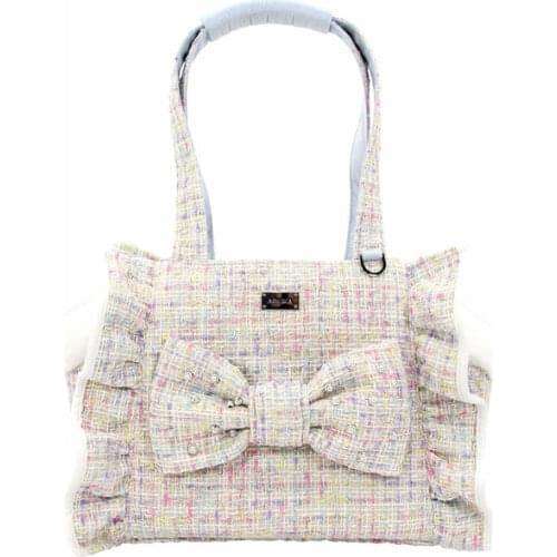 High-end Luxury Ruffled Rabbit Velvet Shoulder Bag Cat Portable Go Out Backpack Cat Pet Handelbag Hoppet Carrier for Puppies