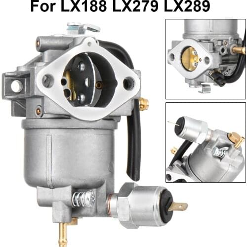 Carburetor And Gasket includes the fuel shut off solenoid For JOHN DEERE Kawasaki Mikuni AM128355 LX188 LX279 LX289