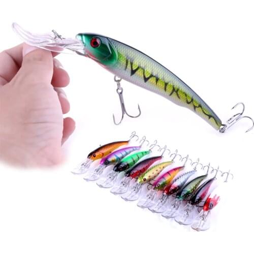 1PC 16cm 28g Wobbler Fishing Lure Big Crankbait Minnow Peche Bass Trolling Artificial Bait Pike Carp lures Peche Fishing tackle