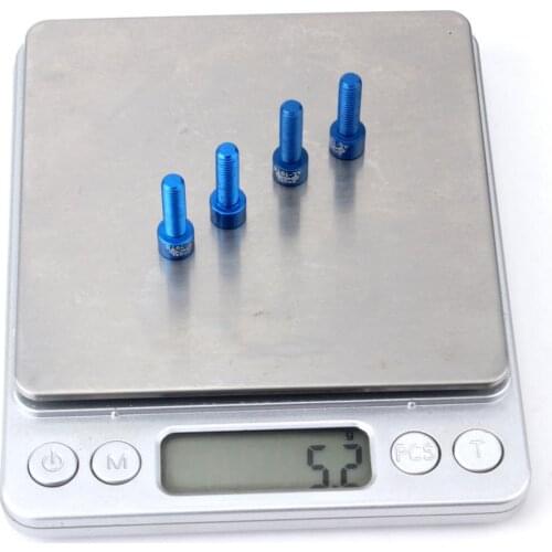 8pcs Aluminum Alloy Bikes Stem Head Bolt Screw Replacement M5 X 17mm