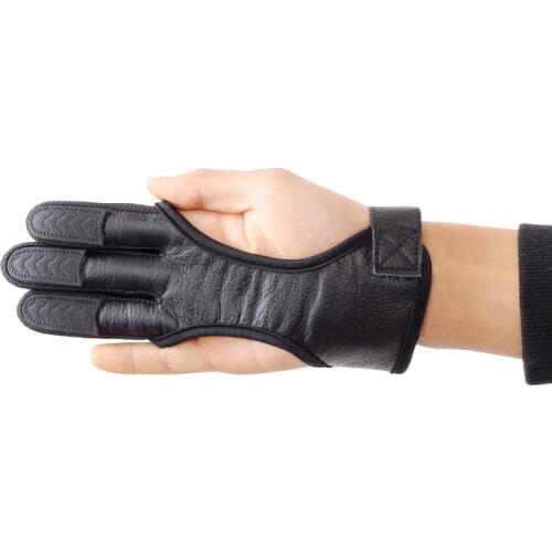 Bow And Arrow Archery Accessories Three Finger Finger Protection Gloves SPG Recurve Hunting Deerskin Protective Gear