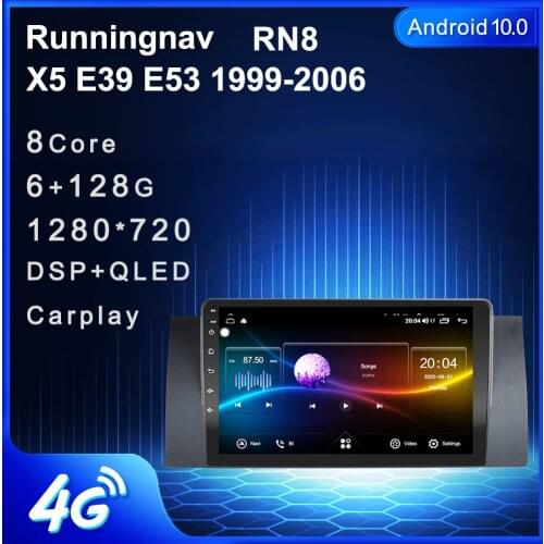 Android 10.1 For BMW 5 E39 E53 X5 1995-2001 2002 2003 2004 2005 2006 Multimedia Stereo Car Radio Player Navigation GPS No DVD