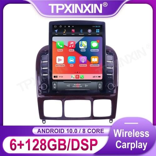 Android IPS Screen Car Radio For Mercedes-Benz S 1999 -2007 Multimedia Video Audio Recorder DVD Player Navigation GPS Auto 2 din