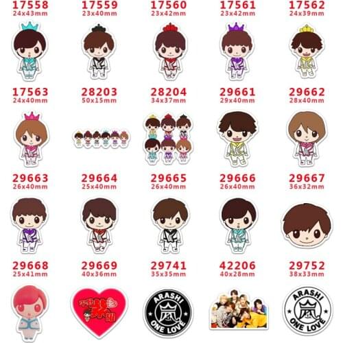 Free shipping 30 pcs cartoon character planar resin PR 17558