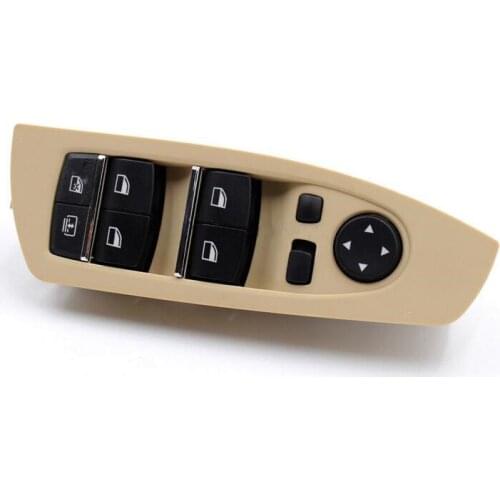 Driver Left Beige Window Mirror Switch Control Unit For BMW F01 F02 730Li 740Li 750Li 760Li 61319241916