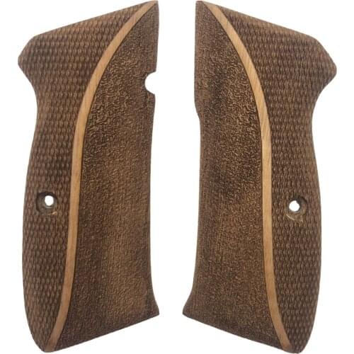 CZ75 Compatible With Special Pattern Laser Cut Wooden Grip Mod56