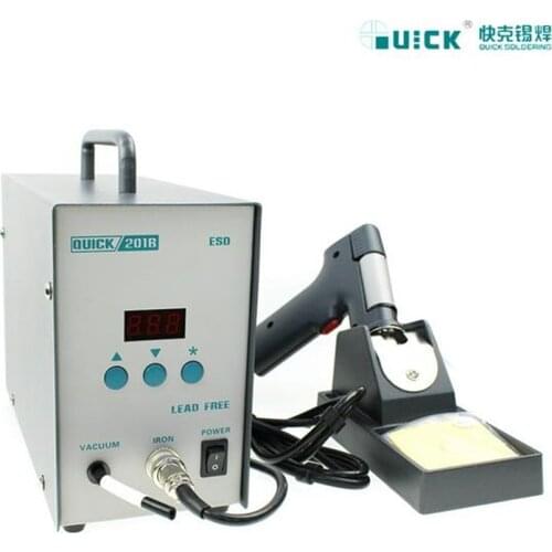 QUICK 201B Electric Suction Tin Anti-static Suction Gun Crack 201B Eliminate Electrostatic Absorb Gun Antistatic 90W