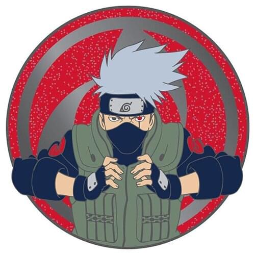 Hatake Kakashi Brooch Konohas talented ninja badge shippuden sensei pins Japan Manga swoonsome Character decor