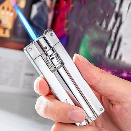 JOBON Butane Torch/Turbo Lighter Flint Gas Lighter 1300C Metal Cigarette Lighters Cigar Smoking Accessories Gadgets for Men