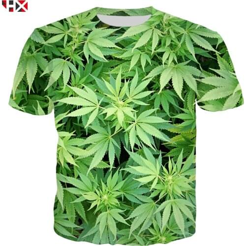 Fashion Plant Leaves T Shirt Men/women 3D Printed T-shirts Short Sleeve Harajuku Style T Shirt Streetwear Summer Tops S78