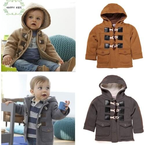 2021 Jacket For Kids Warm Baby Boys Clothes Hooded Thicken Boys Outerwear ChildrenNew Autumn Winter Windbreaker Casual Costume