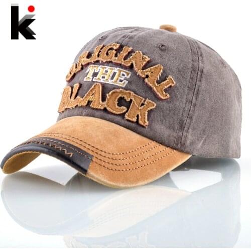 Washed Denim Baseball Cap Men Women 100% Cotton Snapback Dad Hats Letters Embroidery Hip Hop Bones Unisex K pop Casquette Homme