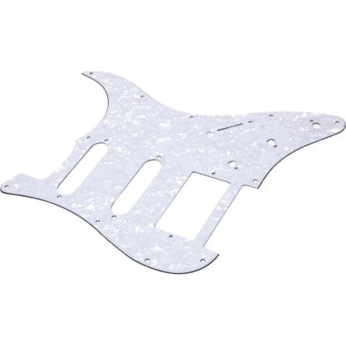 Electric Guitar Pickguard 3-Ply Anti-Scratch Plate for FD S-S-Double Parts White Pearl