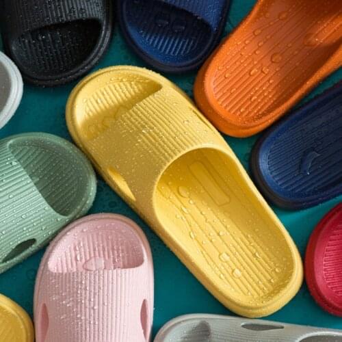 Plus Size Bathroom Slippers Ladies New Summer EVA Non-slip Slippers Couple Indoor Home Mens Slippers