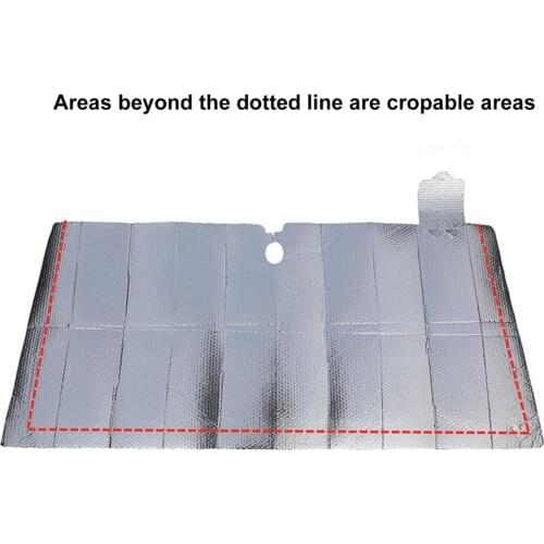 Front Windshield Sunshade Is Used For Car Truck SUV-Blocking UV Sun Visor Heat Insulation Foldable Aluminum Foil Car Front Winds