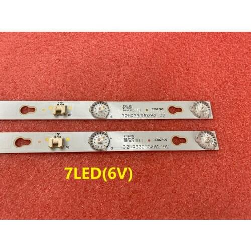 2pcs LED Backlight strip for TELLFUNKEN TF-LED32S19 32S3750 32HR330M07A2 V2 LVW320CSOT 32D700 HR-56613-12785 YHA-4C-LB320T-YHL
