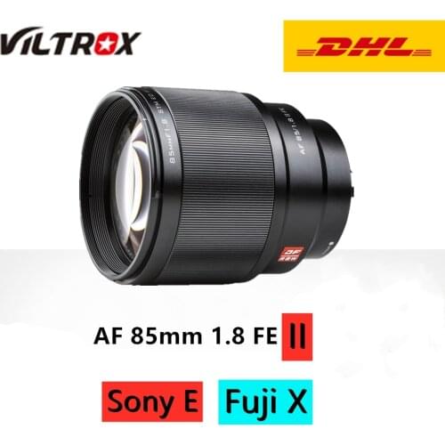Viltrox 85mm f1.8II STM Auto Focus Full-Frame Portrait Prime Lens For Fuji X-Mount Camera X-T3 X-Pro2 Sony E-Mount A9 A7M3 A7R2