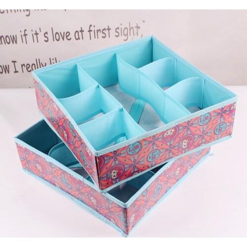 Underwear storage box Socks compartment bra Storage storage box bra storage lattice box Wardrobe Finishing Box,24 Grid