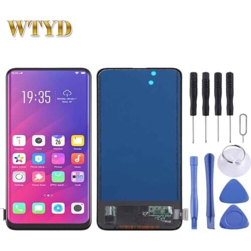 TFT Material LCD Screen Digitizer Full Assembly Display Replacement for OPPO Find X LCD Touch Screen Panel Repair Part for OPPO