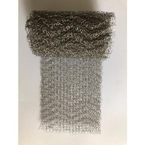 20m/lot Width: 100mm 304 stainless steel Corrugated mesh Vapor-liquid filter Mesh mist eliminator filler Distillation Reflux