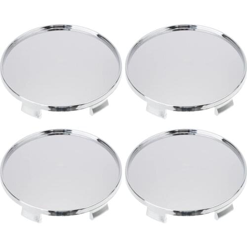 4Pcs/set Car Wheel Chrome Rim Center Hub Cap Emblem No Logo Hub Caps For Audi For Honda For BMW