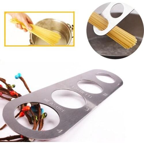 480pcs Stainless Steel Spaghetti Pasta Noodle Measure 4 Sizes in One Tool Durable Kitchen Measurer Measuring Gadget Tools