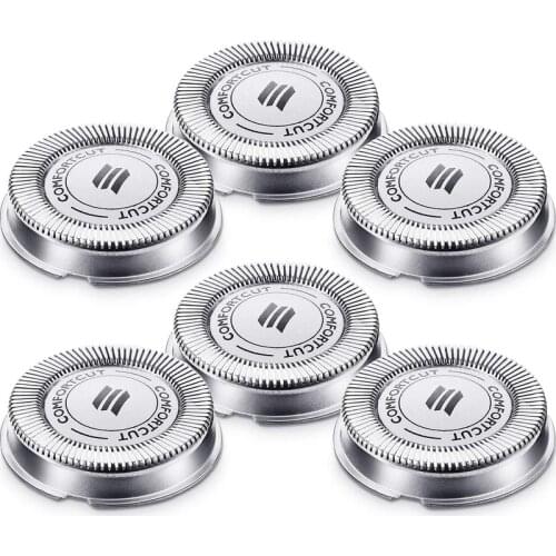 6 Packs SH30 Replacement Head Shaver Replacement Heads Compatible for Electric Shaver Series 1000, 2000, 3000