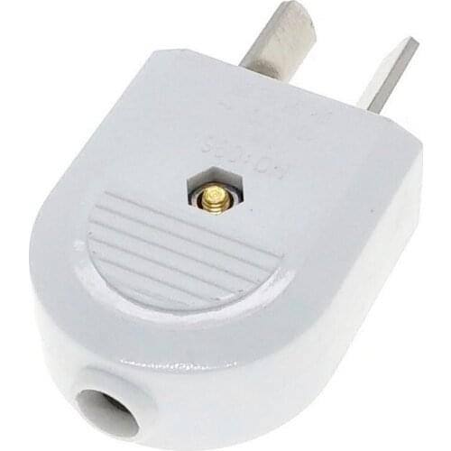 Australian, New Zealand, China 2 Flat Rotatable Pin DIY Rewireable Power Plug AC100~220V 10A