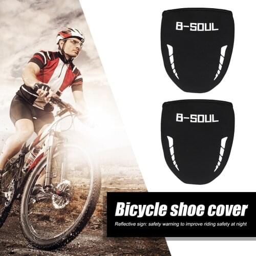 B SOUL 1 Pair Mountain Road Bike Shoes Cover Outdoor Cycling Shoe Toe Cover Waterproof Bike Protector Overshoes