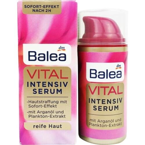 Germany Balea Intensive Serum 30ml Argan Oil Vitamin E Tighten Skin Anti Wrinkle Highly Effective Care Formula Skin Elasticity