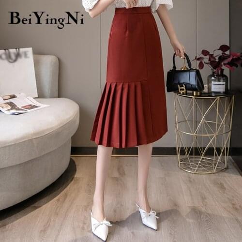 BEIYINGNI Pencil Skirt