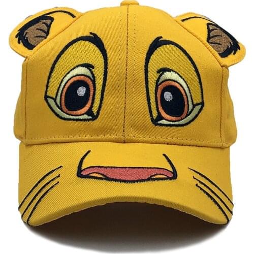 New Fashion Autumn Summer Baby Baseball Cap For Boys Girls Cartoon Tiger Children Hat Spring Outdoor Snapback Hat Kids Sun Caps