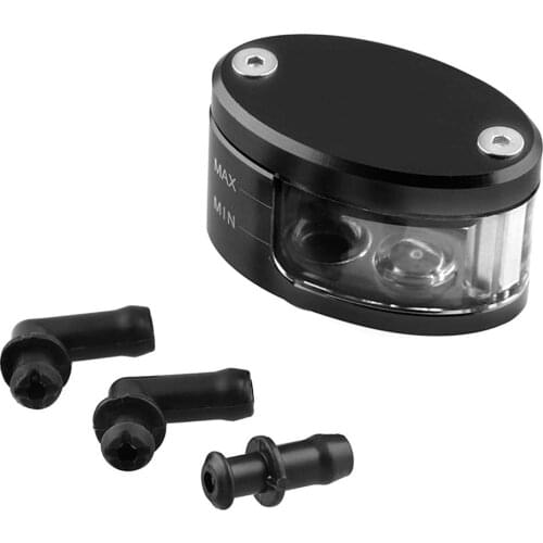 CNC Motorcycle Brake Clutch Master Cylinder Fluid Reservoir Oil Cup (Black)