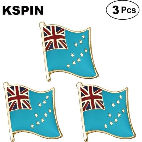 Tuvalu Lapel Pin Brooches Pins Flag badge Brooch Badges