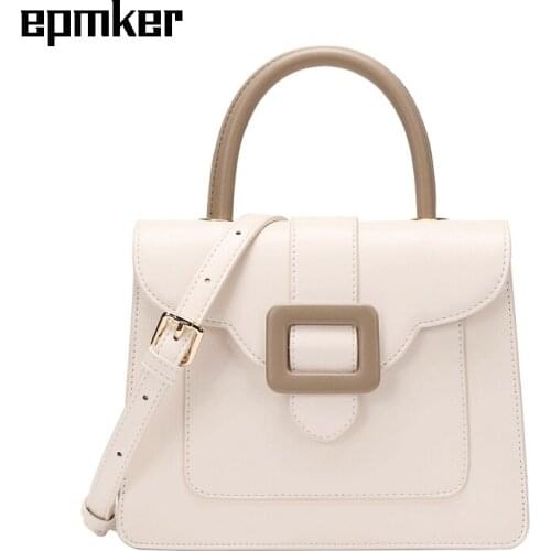 EPMKER Satchels Handbag Crossbody Bag Fashionable Purses and Handbags Luxury Designer Bags Cute Side Bag Chic Flap Bag for Women