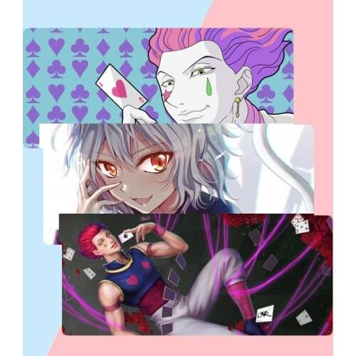 Hunter x hunter anime Laptop Gaming Mice Mousepad X XL XXL Non slip Cushion Thickness 2mm LockEdge equal LE