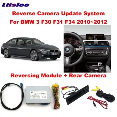 Reverse Rear Camera Module For BMW 3 Series F30 F31 F34 2010 2011 2012 CIC System Original Screen Upgrade Decoder Trajectory Box