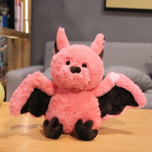 Animal Bat Stuffed Toys Cute Bedtime Plush Toys Birthday Gift for Boys and Girls 24CM