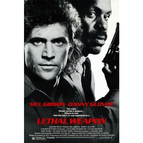 NEW LETHAL WEAPON MEL MOVIE Art print Silk poster Home Wall Decor