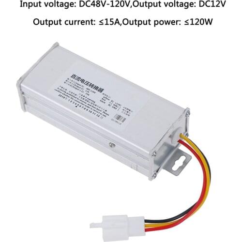New Hot 24V-60V,36V-72V,48V-120V To 12V-15A/180W Electric Scooter Converter Adapter Wholesale