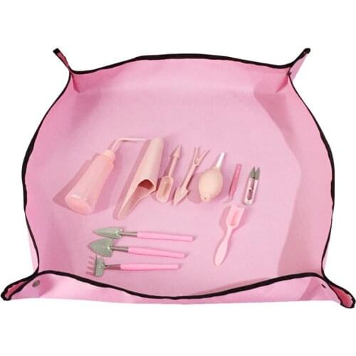 Gardening Mat Flower Transplanting Pad Plant Seedling Tray Garden Two Colors Waterproof Flower Pad Change Soil Pad